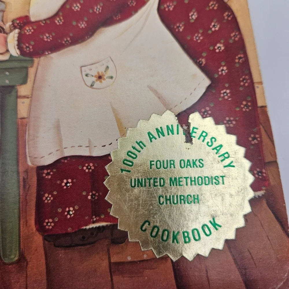 VTG Four Oaks United Methodist Church Cookbook Family Affair 100th Anniversary